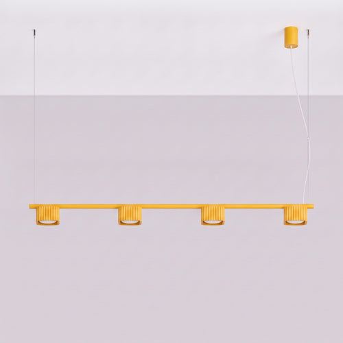 Sollux Lighting Kroonluchter RIFF 4 geel Gx53 - 122x10x208cm