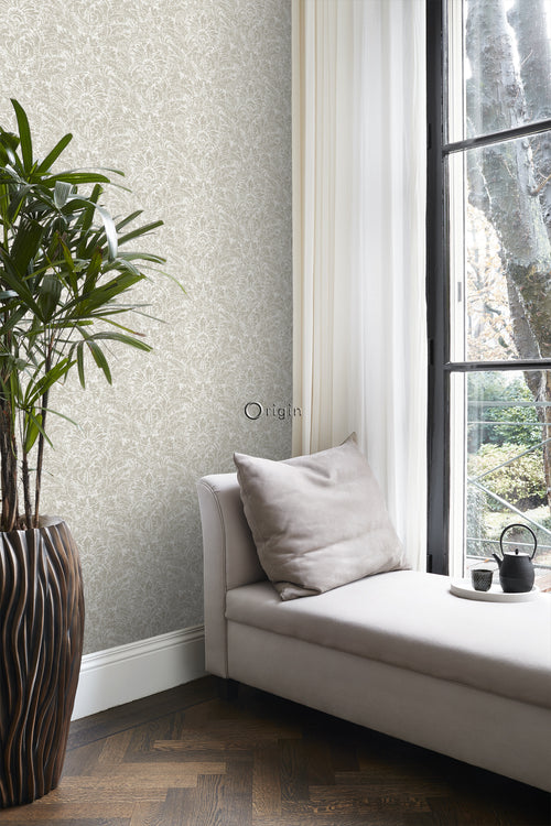 Origin Wallcoverings behang ornamenten donker beige - 53 cm x 10,05 m - 347308 - vtwonen shop