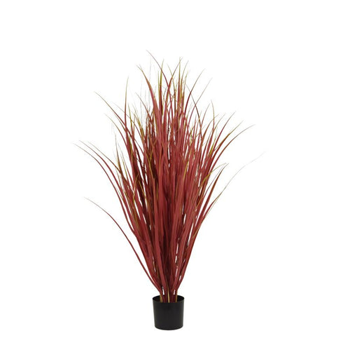 Maxifleur Kunst Rietgras Deluxe UV 95cm Burgundy