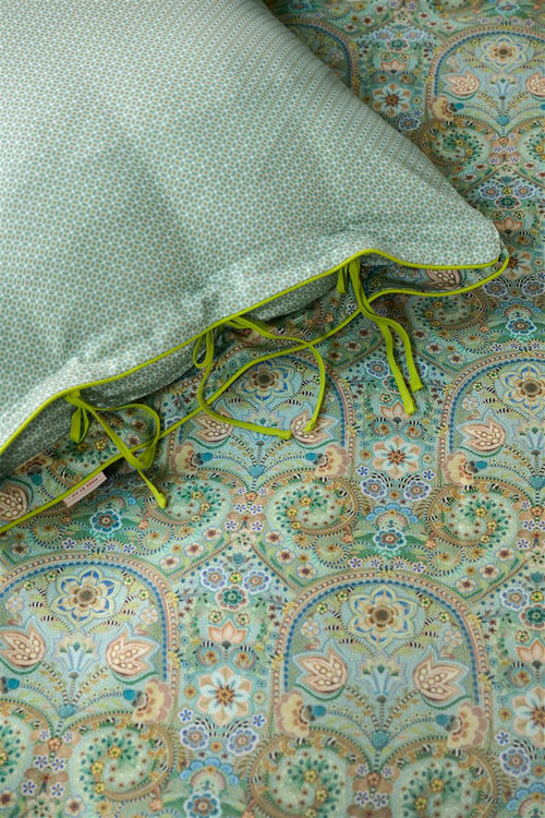 Pip Studio dekbedovertrek Kikoy - 200x200/220 cm - groen