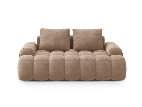 Cosmopolitan Design Bank Linz 2-zits, flueel donkerbeige - 100x175x84cm