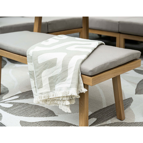 Garden Impressions lounge dining set San Capri teak look - aluminium - 6-delig