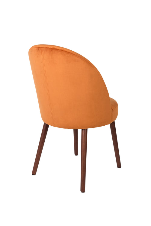 Dutchbone Barbara Eetkamerstoelen Oranje - Set van 2 - vtwonen shop