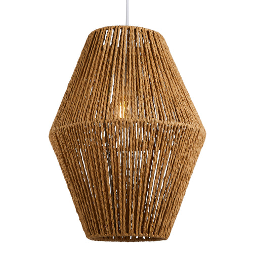 Lighto | Hanglamp Rotan Naturel Ø30 cm | Raffi - vtwonen shop