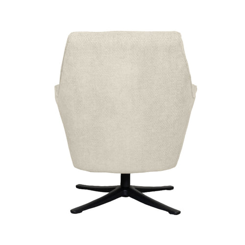 LABEL51 Fauteuil Tod - Naturel Stof - Draaibaar