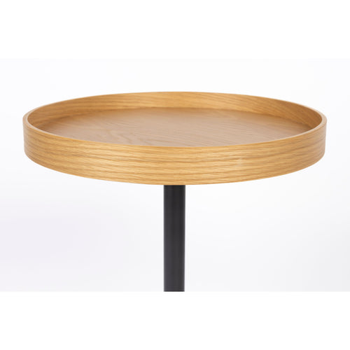 Housecraft living Yuri Bijzettafel Rond Hout 45x45 cm (S) Eiken - Bruin - vtwonen shop