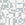 Sanders & Sanders fotobehang geometrische vormen lichtblauw - 318 x 280 cm - 640874