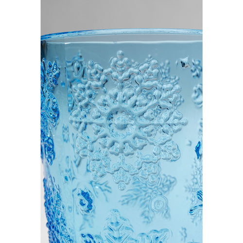Kare Design Waterglazen Ice Flowers blauw (6/Set)
