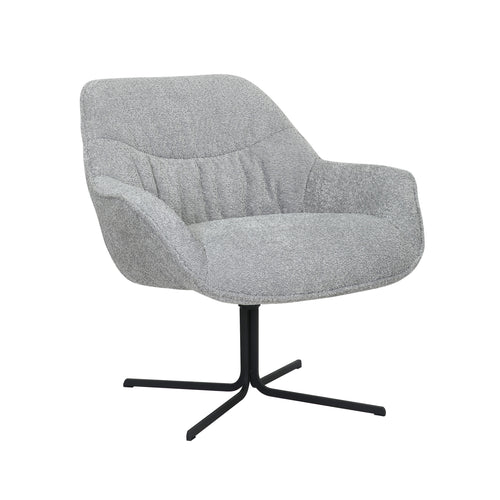 Starfurn  fauteuil Mila - grijs - 77x80x52cm