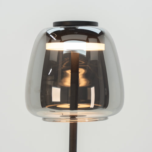 EGLO connect.z staande lamp Alfero-Z - led - glas - zwart/chroom