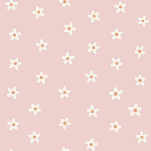 ESTAhome behang madeliefjes roze - 53 cm x 10.05 m - 131113