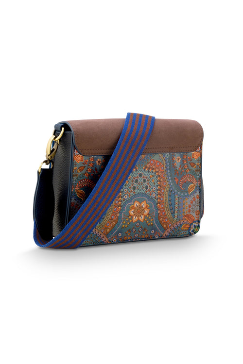 Pip Studio - Fenna Crossbody Tas Dames - Jabali - Blauw - 19x6x16cm - vtwonen shop
