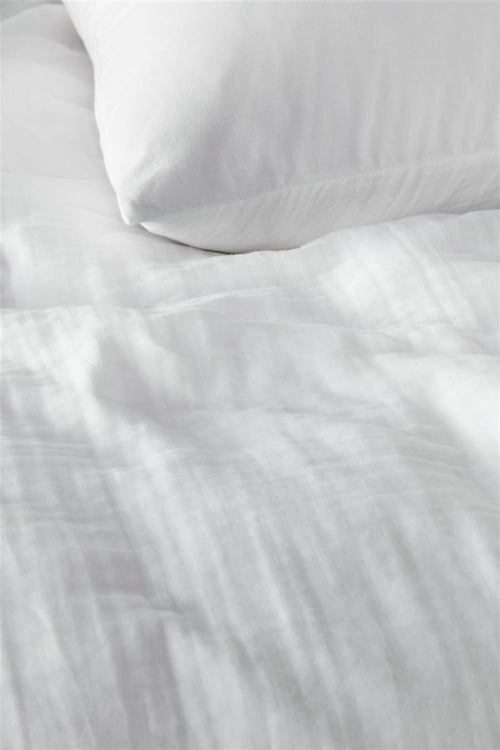 Beddinghouse Pure dekbedovertrek - Effen - Tweepersoons - 200x200/220 cm - Wit - vtwonen shop