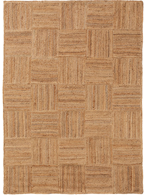 benuta jute vloerkleed Jutta - lichtbruin - 200x300 cm