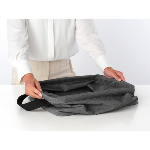 Brabantia Wasmand Opvouwbaar - 35L - pepper black - vtwonen shop