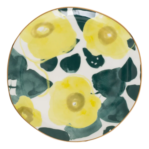 Urban Nature Culture Good Morning bord Floral Art - Limelight -17x1cm