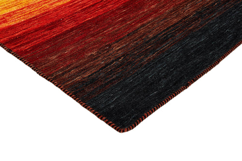 Vloerkleed MOMO Rugs Panorama Kelim Black Terra 60x90 cm - vtwonen shop