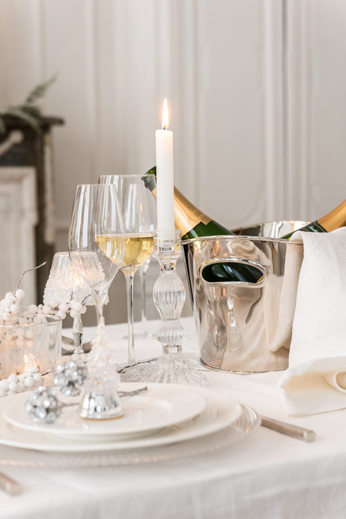 J-Line glas champagne Leti - glas - transparant - 6 stuks - vtwonen shop