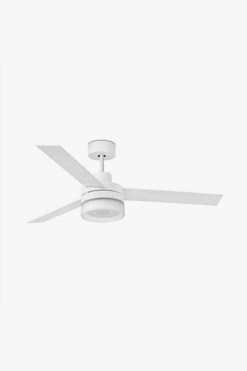 Faro Ice LED grote Bluetooth plafondventilator Wit, esdoorn