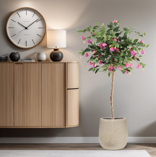Maxifleur Fuchsia Kunstplant op stam 120cm Paars