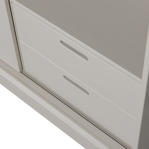 WOOOD schuifdeurkast Mila - Grenen - Dust - 200x120x42 - vtwonen shop