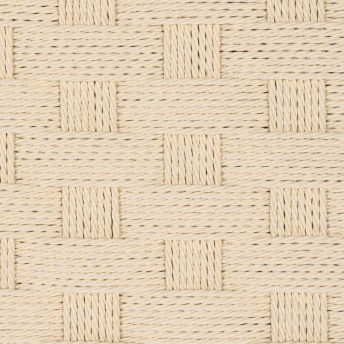 Furnhouse bankje Nobel - Witte olie - Papiergaren - 38x110x47