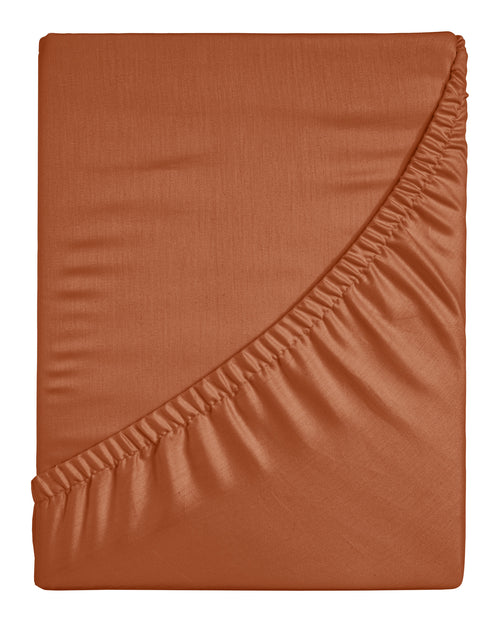 Ten Cate premium - hoeslaken - 90x200 - 100% katoen satijn - oranje