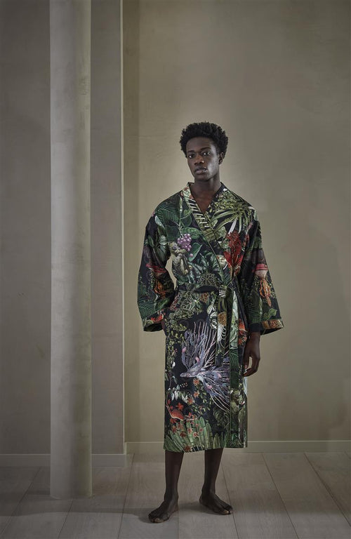 MOOOI kimono Menagerie Kimono - L/xL cm - raven - vtwonen shop