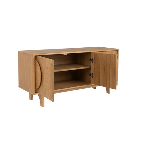 Zuiver Groove Dressoir 3 deuren Eikenhout Bruin - vtwonen shop