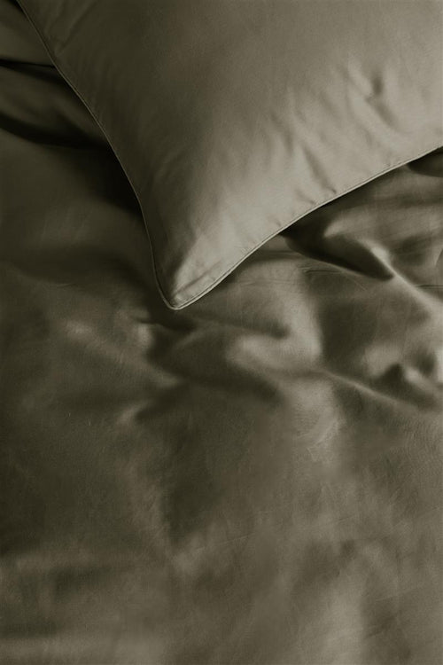 Beddinghouse Change dekbedovertrek - Effen - Lits-jumeaux - 240x200/220 - Olive Green