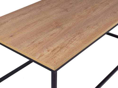 MaximaVida rechthoekige salontafel Kiev 120 cm  x 60 cm - rustiek eikenhout fineer - vtwonen shop