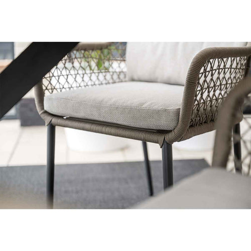 Garden Impressions tuinset Pemba - Tulli - taupe - 220x115 cm - 7-delig