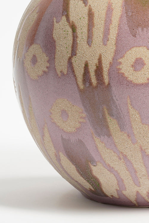 Mica Decorations  Javi Vaas - H52 x Ø34 cm - Keramiek - Roze, Beige