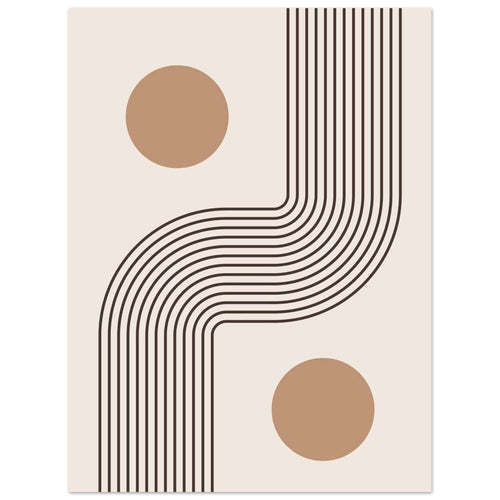 Artfulprints  Boho – Soft symmetry   poster 30x40 cm - vtwonen shop