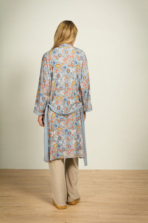 Pip Studio - Nisha Kimono Women - Jameela - Blue - M - vtwonen shop