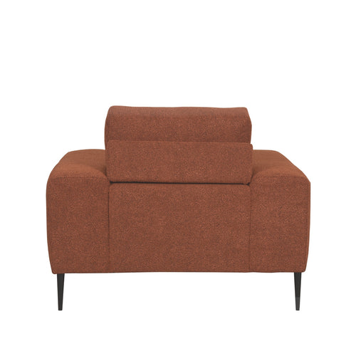 LABEL51 Fauteuil Ferraro - Oranje Bouclé - 112x88x85cm - vtwonen shop
