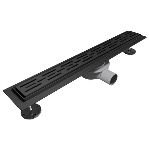 LOMAZOO douchegoot Cayma - geborsteld RVS - 70 cm