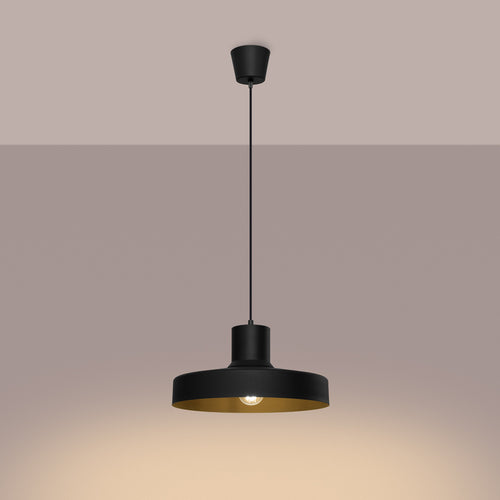 Sollux Lighting Hanglamp BILO zwart - 35x35x120cm