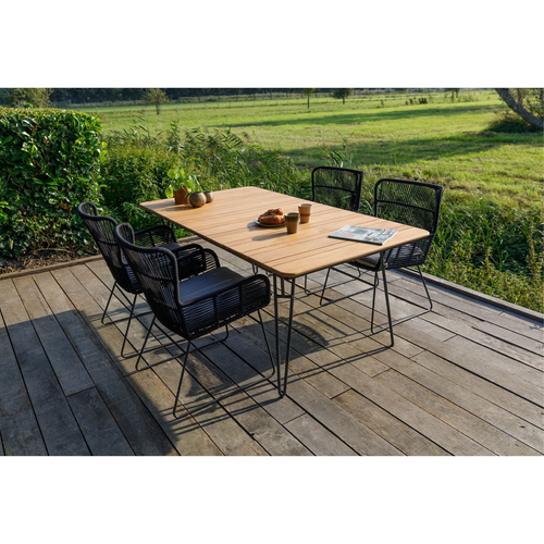 Exotan tuintafel Slimm - Teak - Naturel - 75x180x100 - vtwonen shop