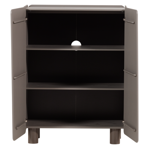 WOOOD opbergkast 2-deurs Root - Grenen - Truffel Bruin - 135x100x45