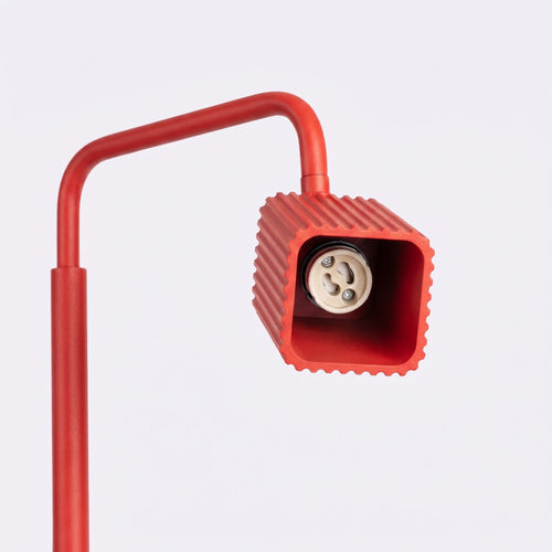 Sollux Lighting Vloerlamp RAYO 1 rood - 30x30x160cm