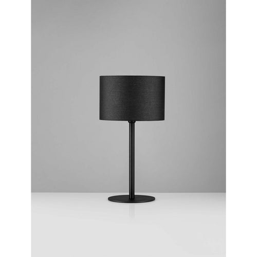 Nova Luce SIBNIA Tafellamp met ronde kap, zandkleurig zwart, E27 fitting, 1x12W