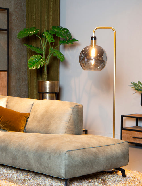 Lucide vloerlamp JULIUS - 1xE27 - Fumé