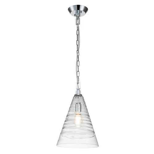 Elstead Feiss Elmore Koepel Hanglamp Plafondlamp Gepolijst Chroom
