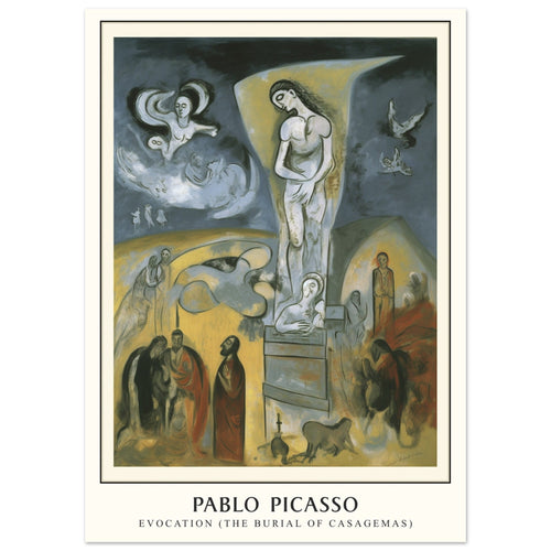 Artfulprints  Pablo Picasso - Evocation   poster 50x70 cm - vtwonen shop