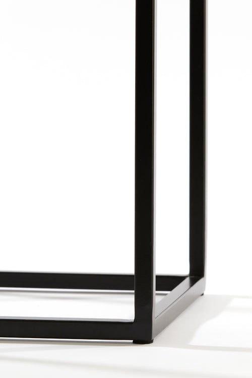 Light & Living zuil QUENZA - Ø35x100cm - zwart - Set van 2