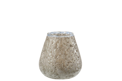 J-Line kaarshouder - glas - grijs - medium