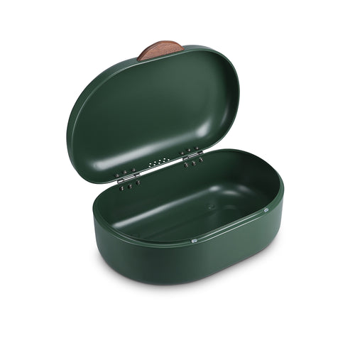 Salt & Pepper - Broodtrommel 33,5x21xH14,5cm groen Crust