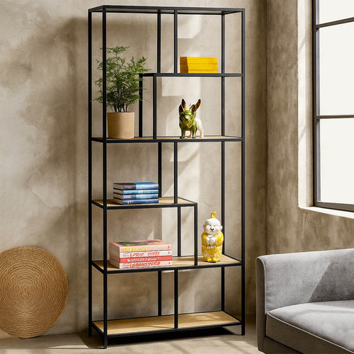 Kare Design Bookshelf Loftie 185x77cm natuur - vtwonen shop