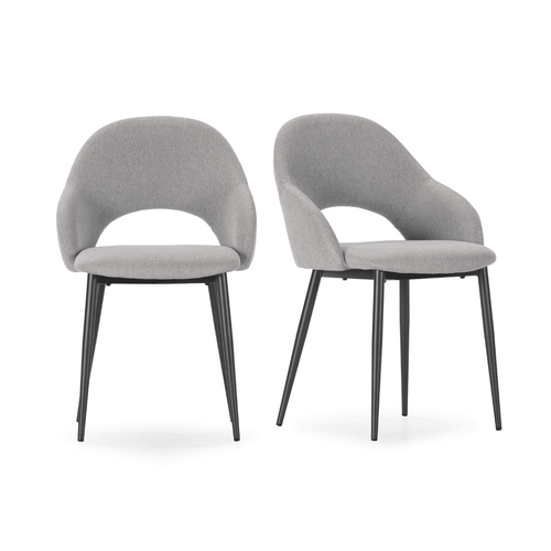 Calicosy - Eetkamerstoelen Set van 2 - LILA - 54x57x84 cm